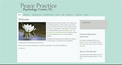 Desktop Screenshot of peacepracticepc.com